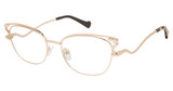 BETSEY JOHNSON Eyeglasses ALL NIGHTER Rose/ROS