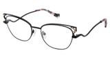 BETSEY JOHNSON Eyeglasses ALL NIGHTER Black/BLK