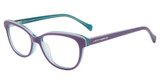Lucky Brand Eyeglasses VLBD725 Purple/Blue