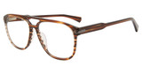 John Varvatos Eyeglasses VJV424 Brown Horn