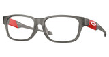 Oakley Youth Eyeglasses OY8021A TOP LEVEL (A) SATIN GREY SMOKE/802102