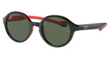 Ray-Ban Junior Eyeglasses RJ9075S BLACK ON RUBBER RED/710071