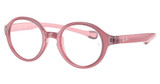 Ray-Ban Youth Eyeglasses RY9075V FUCHSIA ON RUBBER PINK/3877