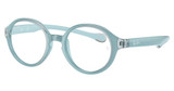 Ray-Ban Youth Eyeglasses RY9075V LIGHT BLUE ON RUBBER LIG/3879