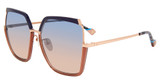 Yalea Eyeglasses SYA037 Copper Dark Blue 2AMX