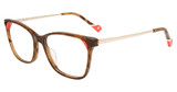 Yalea Eyeglasses VYA009 Brown Havana 0XAP