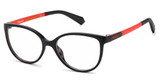 Polaroid Eyeglasses PLD D825 BLCK ORNG/08LZ