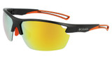 Columbia Eyeglasses C565SP BARLOW BASIN MATTE BLACK/ORANGE/004