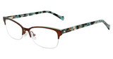 Lucky Brand Eyeglasses VLBD126 Brown