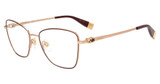 Furla Eyeglasses VFU588 Burgundy 0K99