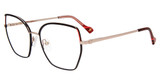 Yalea Eyeglasses VYA043 Black 0E599