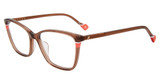 Yalea Eyeglasses VYA048V Brown Crystal D57Y
