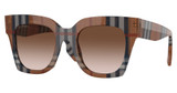 Burberry Eyeglasses BE4364 KITTY CHECK BROWN/396713