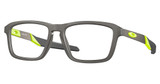 Oakley Youth Eyeglasses OY8023 QUAD OUT SATIN GREY SMOKE/802302