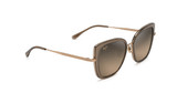 Maui Jim Eyeglasses VIOLET LAKE 843 Trans Taupe w/Gold/-24A
