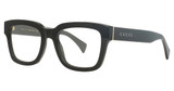 Gucci Eyeglasses GG1138O BLACK-BLACK-TRANSPARENT/001