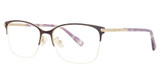 Nine West Eyeglasses NW8012 SATIN SOLID PLUM/505