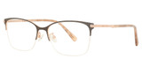 Nine West Eyeglasses NW8012 SATIN SOLID BROWN/200