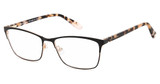 Juicy Couture Eyeglasses JU 232 MTT BLACK/0003