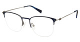 TLG Eyeglasses NU063 NAVY / GUN/C01