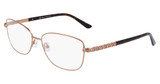 Marchon NYC Eyeglasses TRES JOLIE 196 BROWN/200