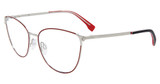 GAP Eyeglasses VGP019 Silver/Red