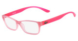 Lacoste Eyeglasses L3803B ROSE WITH PHOSPHO TEMPLES/662