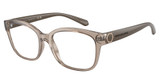 Armani Exchange Eyeglasses AX3098 SHINY TRANSPARENT TUNDRA/8240
