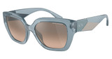 Armani Exchange Eyeglasses AX4125SU SHINY TRANSPARENT AZURE/82408Z