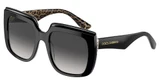 DOLCE & GABBANA Eyeglasses DG4414 BLACK ON LEO BROWN/32998G
