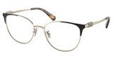 COACH Eyeglasses HC5148 SHINY LIGHT GOLD / BLACK/9396