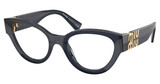 Miu Miu Eyeglasses MU 01VV BLUE TRANSPARENT/08Q1O1