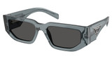 Prada Eyeglasses PR 09ZS TRANSPARENT OCEAN/17T08Z