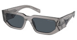 Prada Eyeglasses PR 09ZSF TRANSPARENT ASPHALT/18S09T