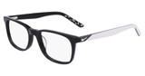 Nike Eyeglasses NIKE 5546 Black/Pure Platinum/002