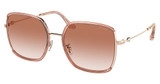 COACH Eyeglasses HC7139BD C8000 ROSE GOLD / PINK GLITTER/940813