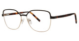 Genevieve Paris Design Eyeglasses PLATFORM matte black/gold