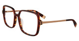 Furla Eyeglasses VFU632 Havana 09WY