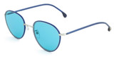 Paul Smith Eyeglasses PSSN003V2S ALBION V2 PSSN003V2S DEEP NAVY/MATT SILVER/004