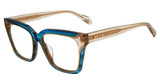 Just Cavalli Eyeglasses VJC002V TRANSPARENT BLUE 0931