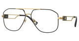 Versace Eyeglasses VE1287 BLACK/GOLD/1443