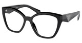 Prada Eyeglasses PR 20ZVF BLACK/16K1O1
