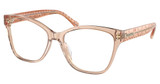 COACH Eyeglasses HC6207U TRANSPARENT BROWN/5561