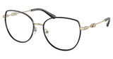 Michael Kors Eyeglasses MK3066J EMPIRE ROUND LIGHT GOLD / BLACK/1014