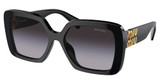 Miu Miu Eyeglasses MU 10YS BLACK/1AB5D1