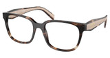 Prada Eyeglasses PR 17ZV HAVANA CARAMEL/07R1O1
