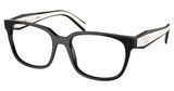 Prada Eyeglasses PR 17ZV BLACK/1AB1O1