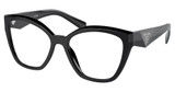 Prada Eyeglasses PR 20ZV BLACK/16K1O1