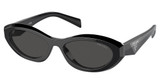 Prada Eyeglasses PR 26ZSF BLACK/16K08Z