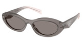 Prada Eyeglasses PR 26ZSF GREY/20F80Q